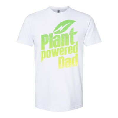 Vegan Strong Plant Powered Super Dad Workout Cute Gift Softstyle CVC T-Shirt