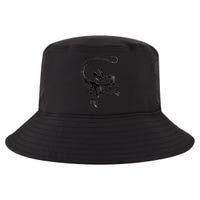 Velociraptor Skeleton Print Cool Comfort Performance Bucket Hat