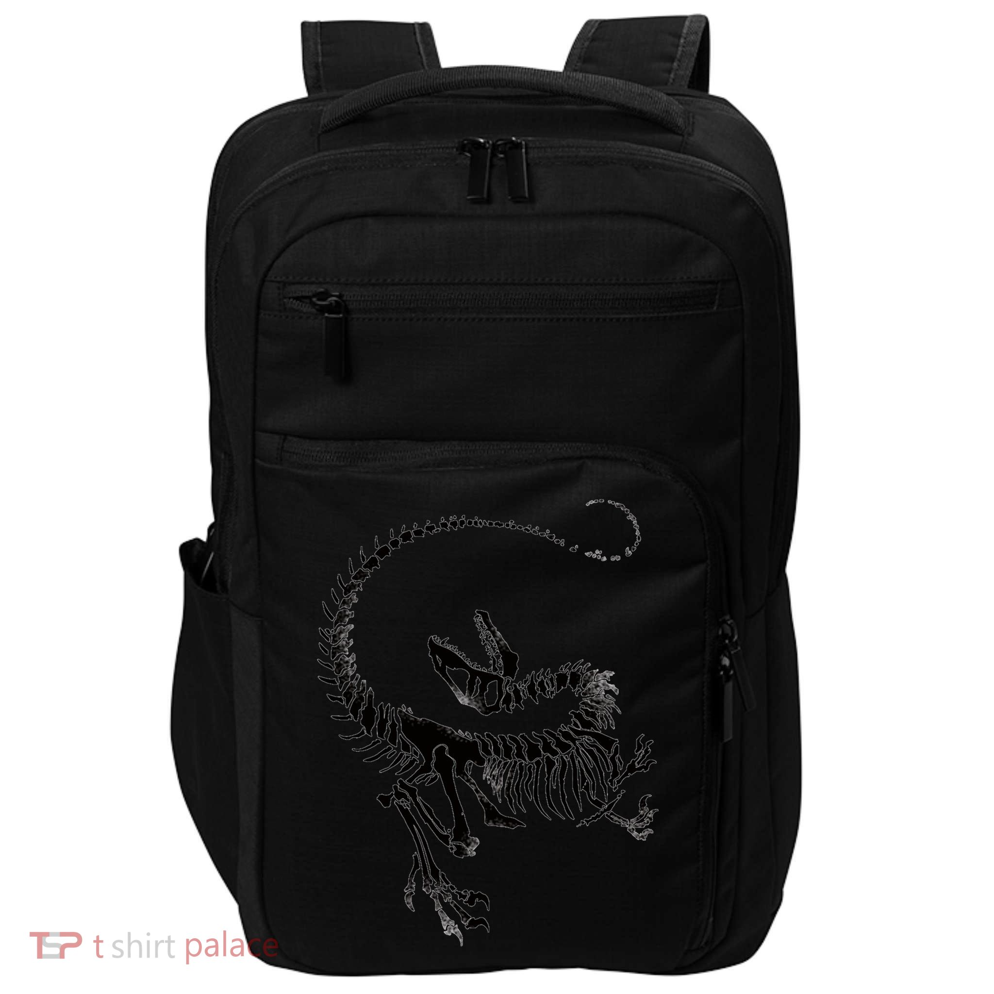 Velociraptor Skeleton Print Impact Tech Backpack