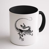 Velociraptor Skeleton Print Mug