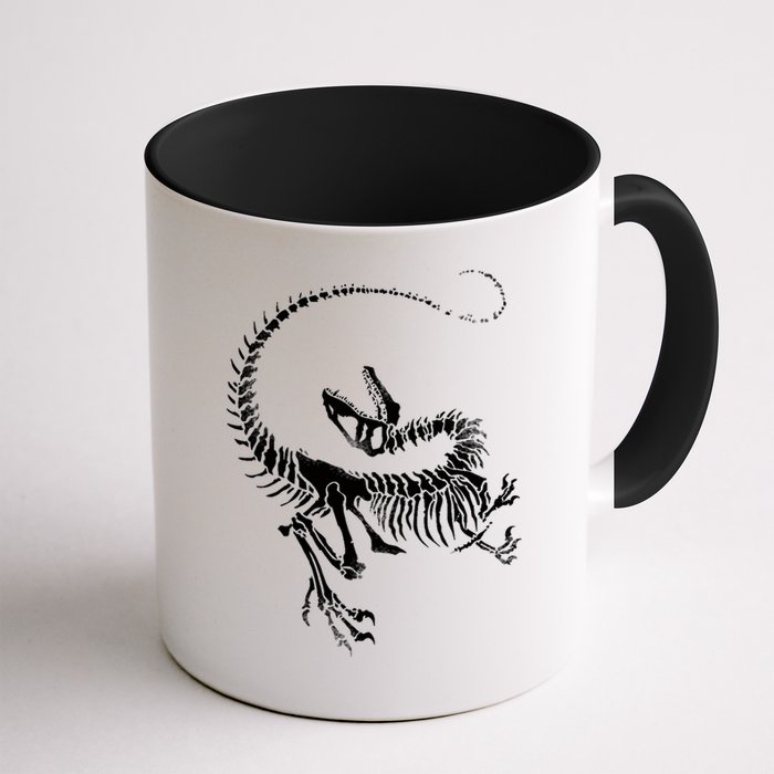 Velociraptor Skeleton Print Mug
