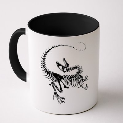 Velociraptor Skeleton Print Mug