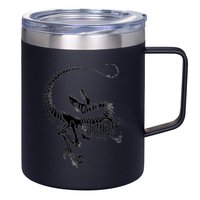 Velociraptor Skeleton Print 12oz Stainless Steel Coffee Mug