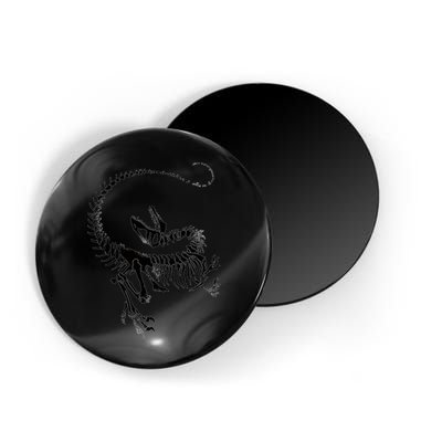 Velociraptor Skeleton Print Magnet