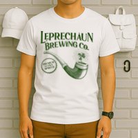 Vintage St Patrick's Day Leprechaun Brewing Co Premium Lucky Spirits T-Shirt