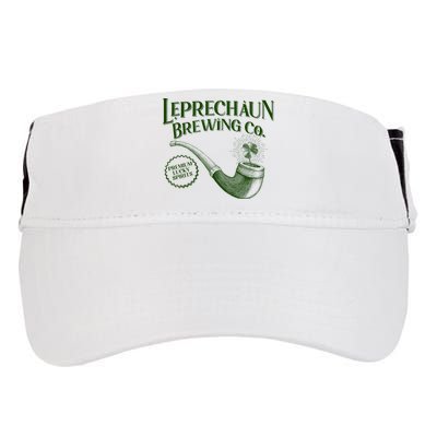 Vintage St Patrick's Day Leprechaun Brewing Co Premium Lucky Spirits Adult Drive Performance Visor