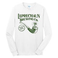 Vintage St Patrick's Day Leprechaun Brewing Co Premium Lucky Spirits Tall Long Sleeve T-Shirt