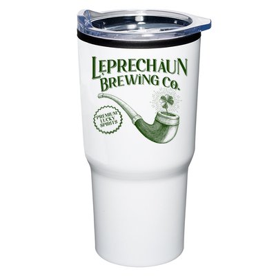 Vintage St Patrick's Day Leprechaun Brewing Co Premium Lucky Spirits Tumbler