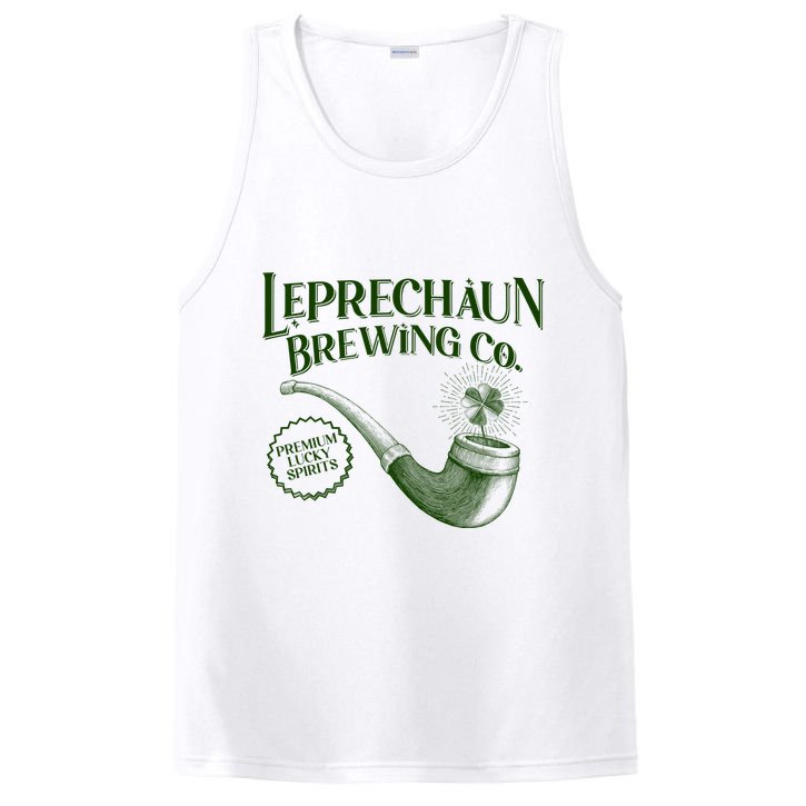 Vintage St Patrick's Day Leprechaun Brewing Co Premium Lucky Spirits PosiCharge Competitor Tank