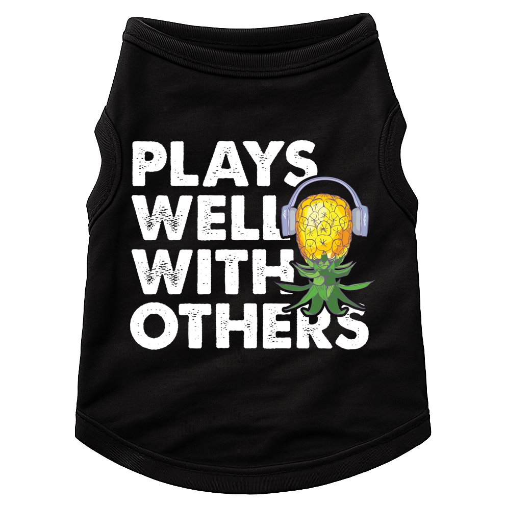 Vintage Swingers Party Upside Down Pineapple Meaningful Gift Doggie Tank