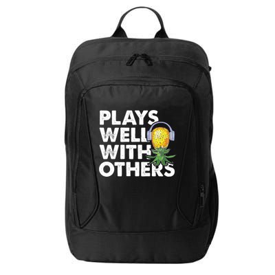 Vintage Swingers Party Upside Down Pineapple Meaningful Gift City Backpack
