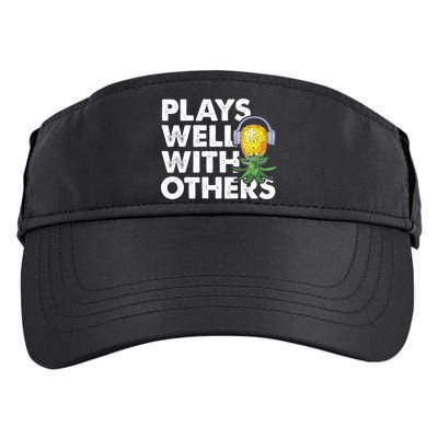 Vintage Swingers Party Upside Down Pineapple Meaningful Gift Adult Drive Performance Visor