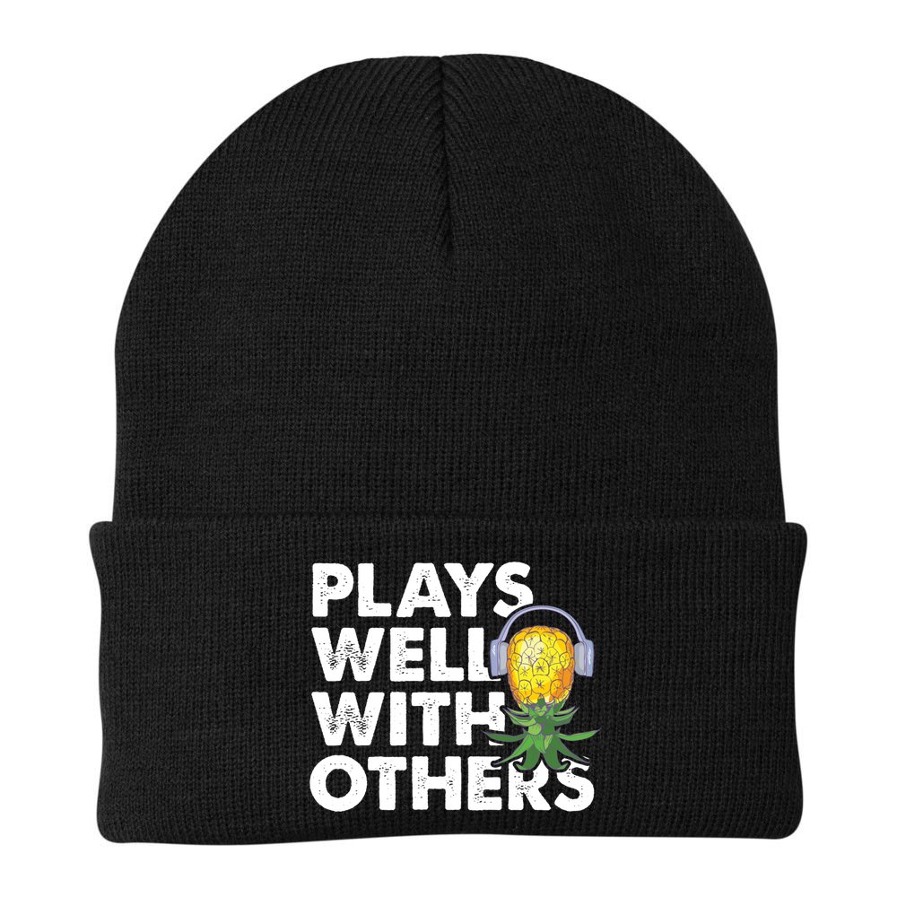Vintage Swingers Party Upside Down Pineapple Meaningful Gift Beanie