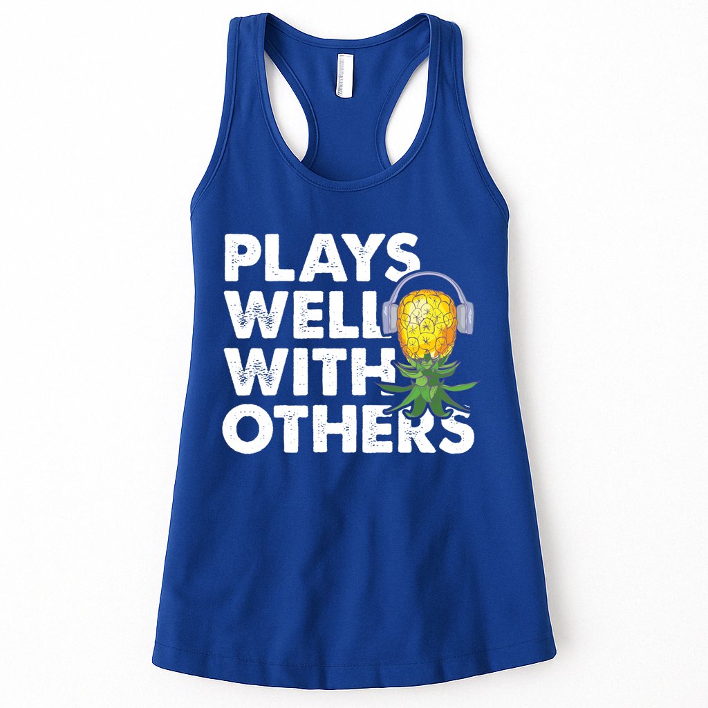 Vintage Swingers Party Upside Down Pineapple Meaningful Gift Womens Tank Top