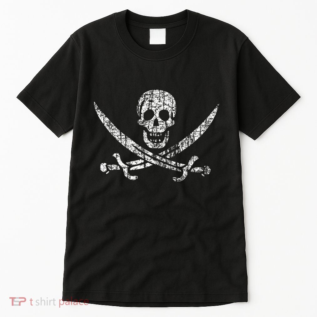 Vintage Skull Pirate Flag Tall T-Shirt