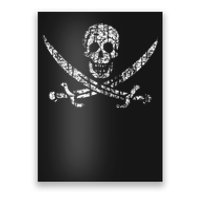 Vintage Skull Pirate Flag Poster