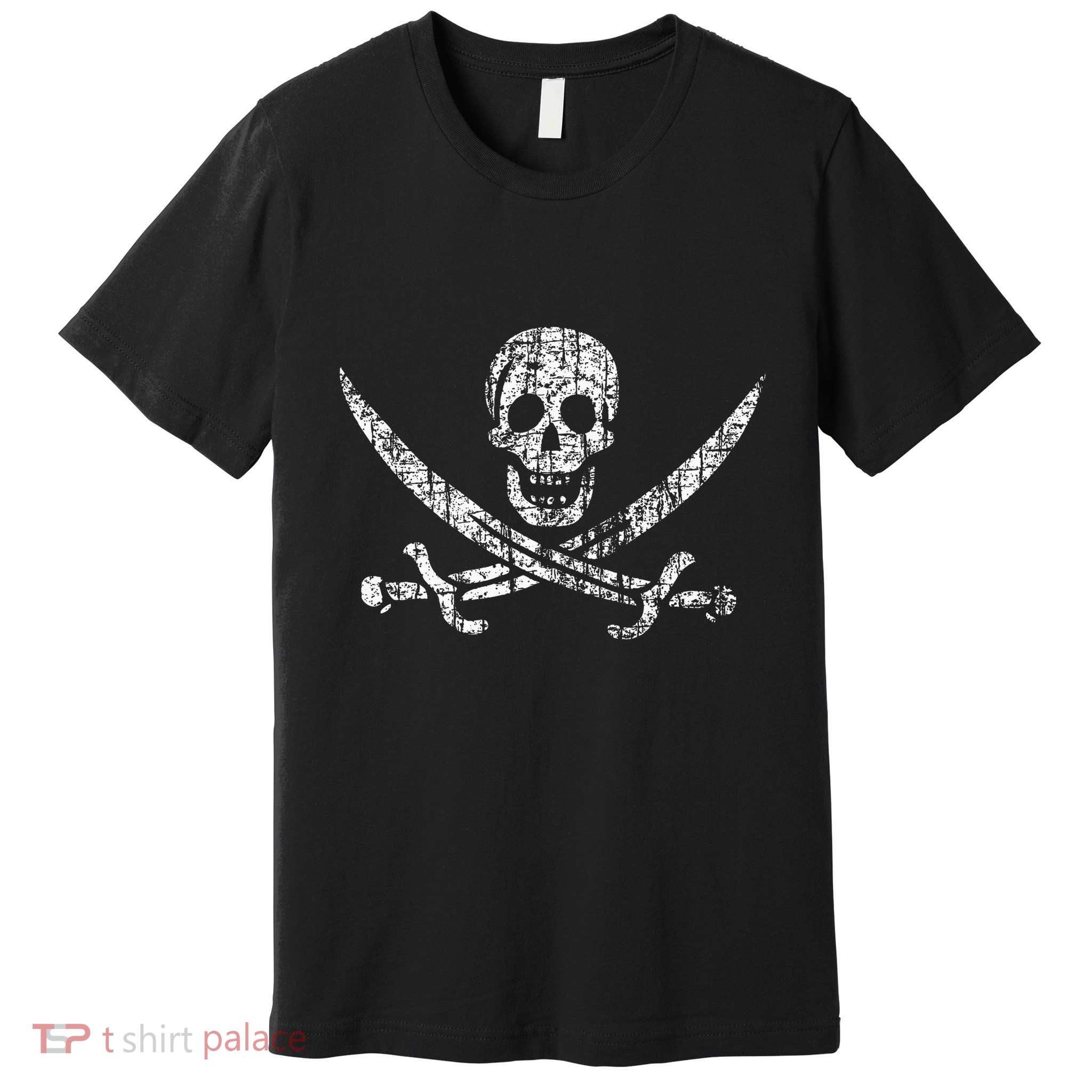 Vintage Skull Pirate Flag Premium T-Shirt