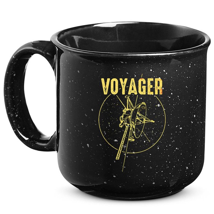 Voyager Space Probe Solar System Astronomy Spaceflight 15oz Campfire Ceramic Mug