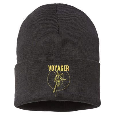 Voyager Space Probe Solar System Astronomy Spaceflight Sustainable Knit Beanie