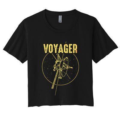 Voyager Space Probe Solar System Astronomy Spaceflight Crop Top