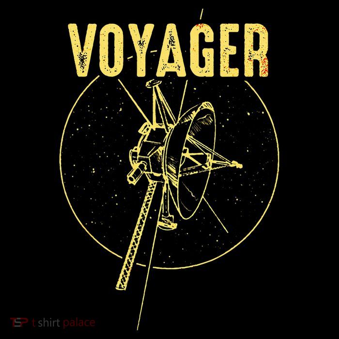 Voyager Space Probe Solar System Astronomy Spaceflight Cropped Pullover Crew