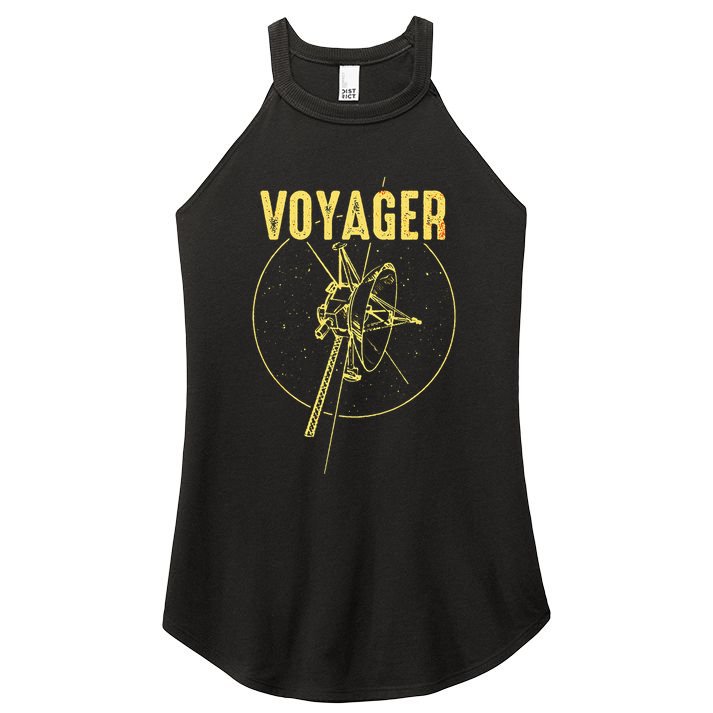 Voyager Space Probe Solar System Astronomy Spaceflight Women's Perfect Tri Rocker Tank