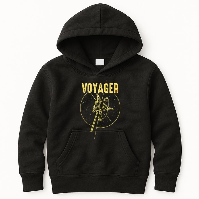Voyager Space Probe Solar System Astronomy Spaceflight Kids Hoodie