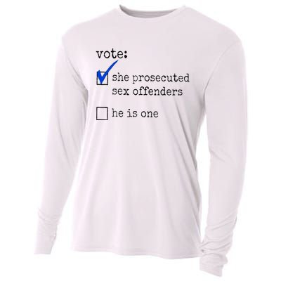 Vote She Prosecuted Sex Offenders He Is One Cooling Performance Long Sleeve Crew