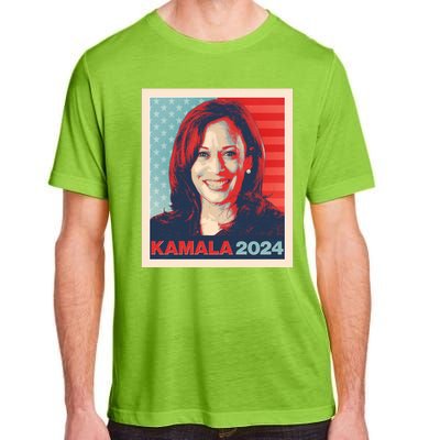 Vintage Style Poster Vote Kamala Harris 2024 Adult ChromaSoft Performance T-Shirt