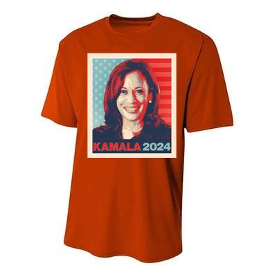 Vintage Style Poster Vote Kamala Harris 2024 Performance Sprint T-Shirt