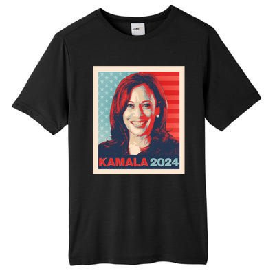 Vintage Style Poster Vote Kamala Harris 2024 Tall Fusion ChromaSoft Performance T-Shirt