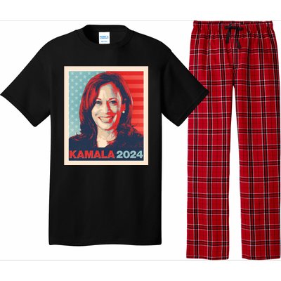 Vintage Style Poster Vote Kamala Harris 2024 Pajama Set