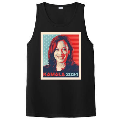 Vintage Style Poster Vote Kamala Harris 2024 PosiCharge Competitor Tank