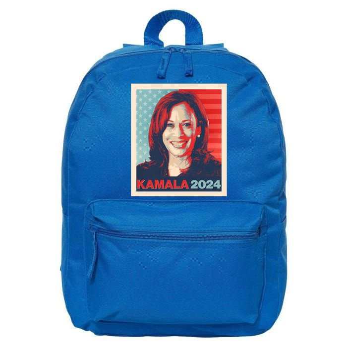 Vintage Style Poster Vote Kamala Harris 2024 16 in Basic Backpack