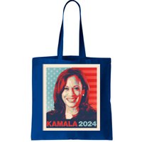 Vintage Style Poster Vote Kamala Harris 2024 Tote Bag