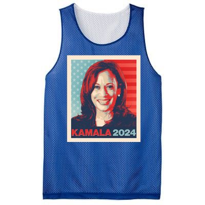 Vintage Style Poster Vote Kamala Harris 2024 Mesh Reversible Basketball Jersey Tank