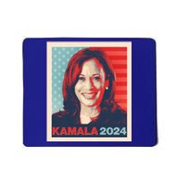 Vintage Style Poster Vote Kamala Harris 2024 Mousepad