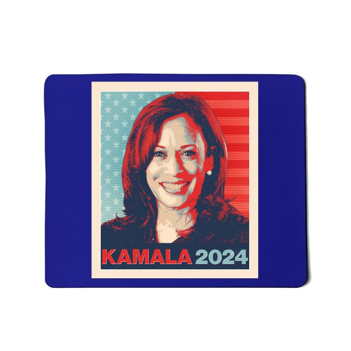 Vintage Style Poster Vote Kamala Harris 2024 Mousepad