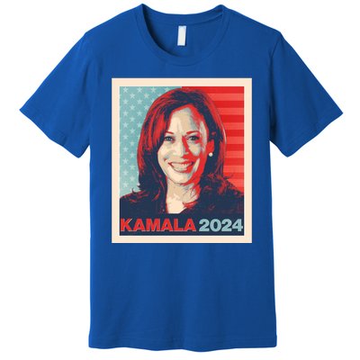 Vintage Style Poster Vote Kamala Harris 2024 Premium T-Shirt