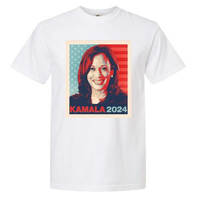 Vintage Style Poster Vote Kamala Harris 2024 Garment-Dyed Heavyweight T-Shirt