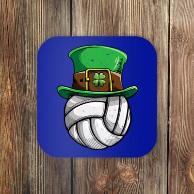 Volleyball St Patricks Day Leprechaun Ball Sports Meaningful Gift Coaster