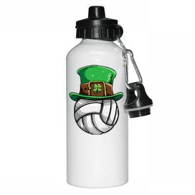 Volleyball St Patricks Day Leprechaun Ball Sports Meaningful Gift Aluminum Water Bottle