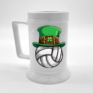 Volleyball St Patricks Day Leprechaun Ball Sports Meaningful Gift Beer Stein