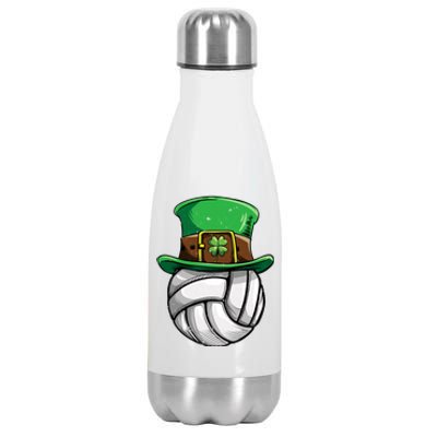 Volleyball St Patricks Day Leprechaun Ball Sports Meaningful Gift Stainless Steel Insulated Water Bottle