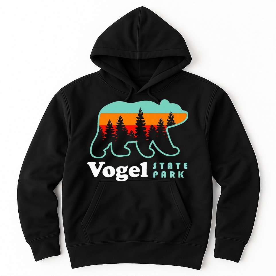 Vogel State Park Camping Georgia Lake Bear Hoodie