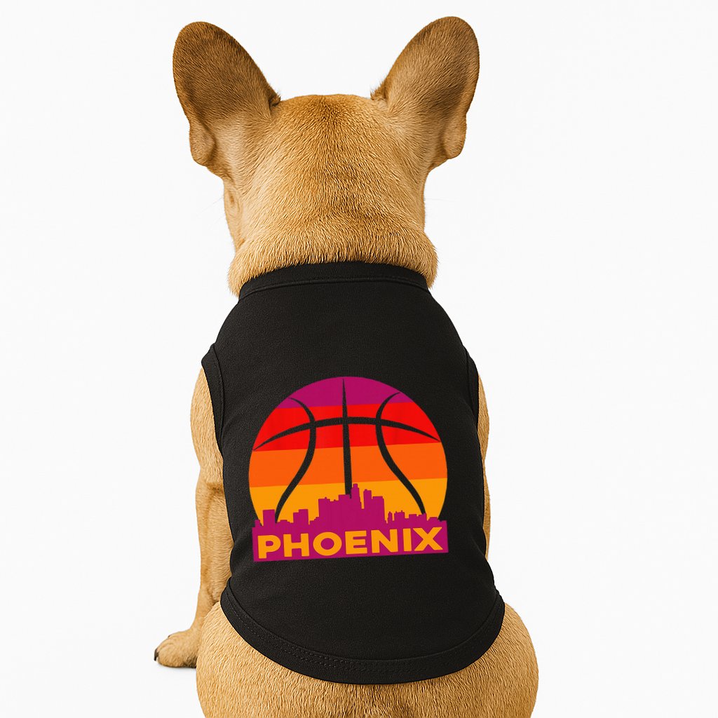 Vintage Sunset Phoenix Arizona Doggie Tank