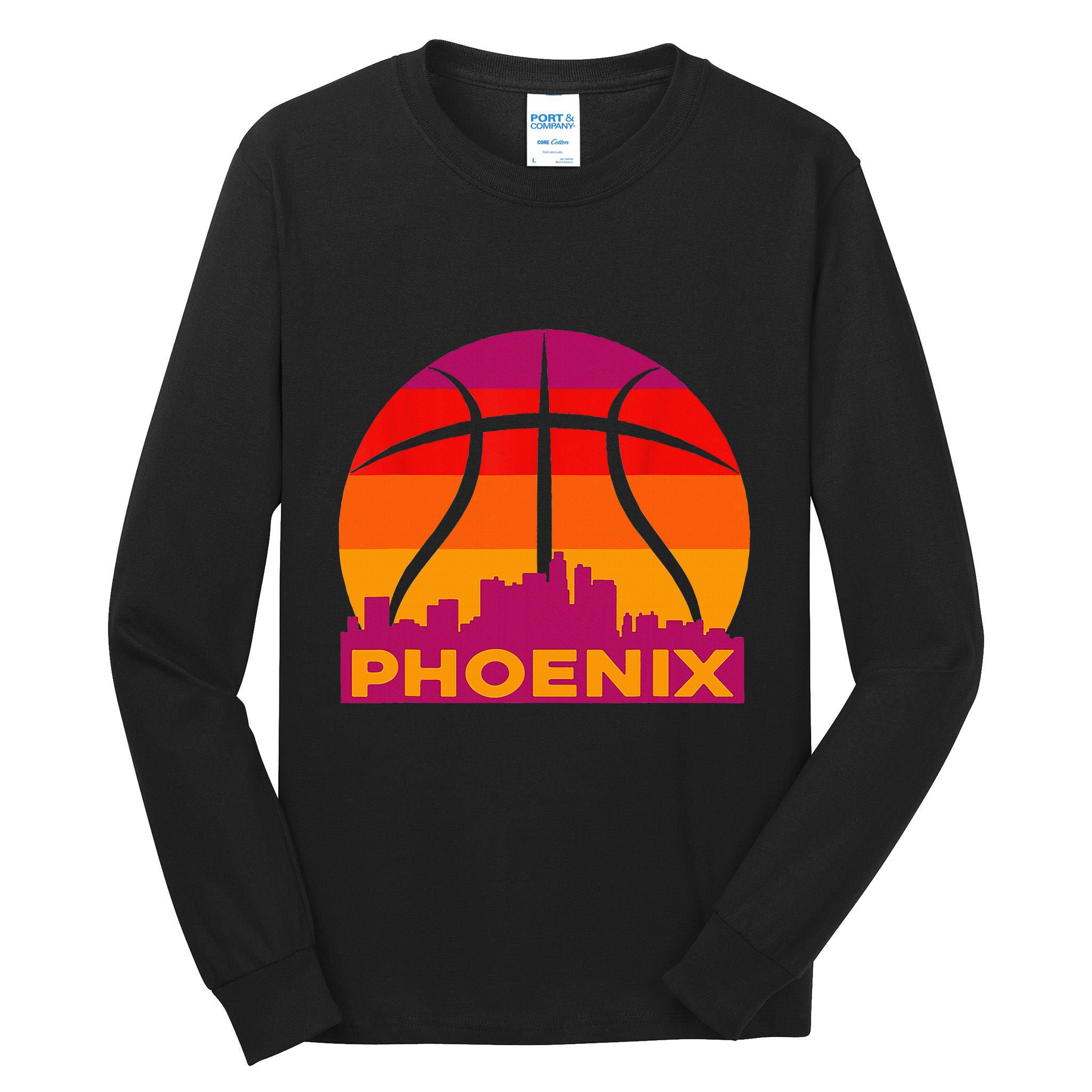 Vintage Sunset Phoenix Arizona Tall Long Sleeve T-Shirt