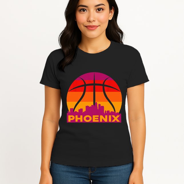 Vintage Sunset Phoenix Arizona Womens T-Shirt