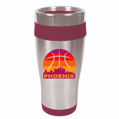 Vintage Sunset Phoenix Arizona 16oz Travel Tumbler