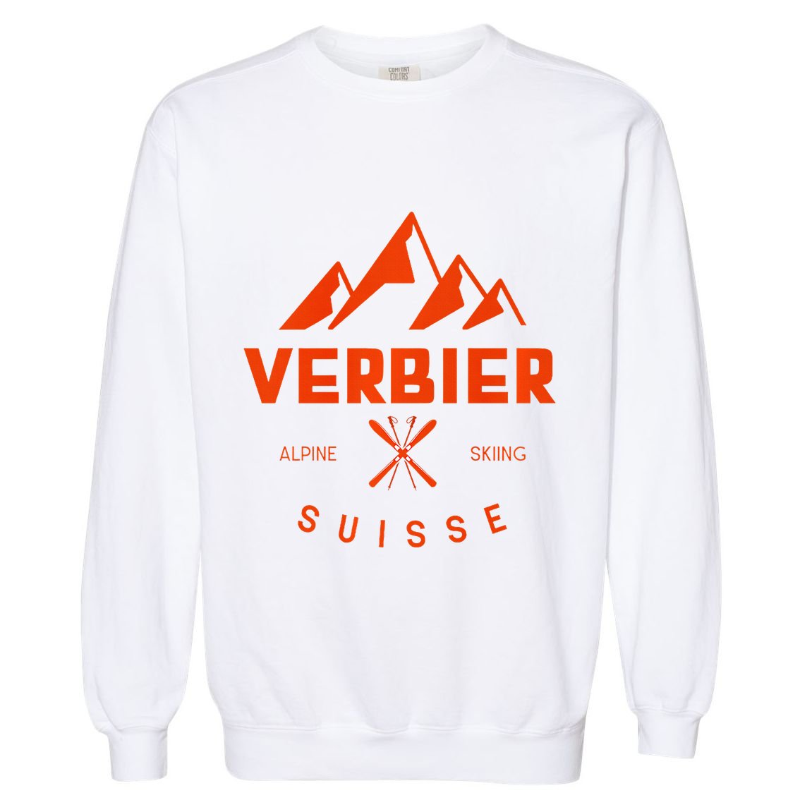 Verbier Suisse Premium Garment-Dyed Sweatshirt